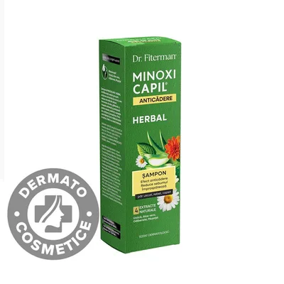 Sampon Minoxicapil Herbal, 200ml, Doctor Fiterman