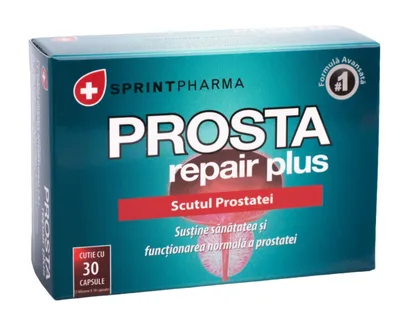 Supliment alimentar pentru afectiunile prostatei Prosta Repair Plus, 30 capsule, Sprint Pharma
