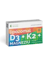 D3 + K2 + Magneziu Lipozomal, 30 capsule, Laboratoarele Remedia