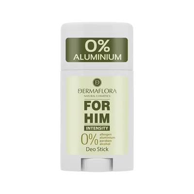 Deodorant stick pentru barbati 0% aluminiu Intensity, 50ml, Dermaflora