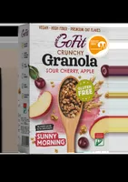 Granola cu cirese si mere fara gluten, 250g, Avena GoFit