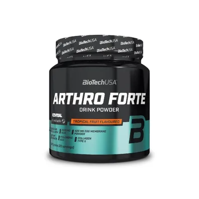 Arthro Forte cu aroma de fructe tropicale, 340g, BiotechUSA