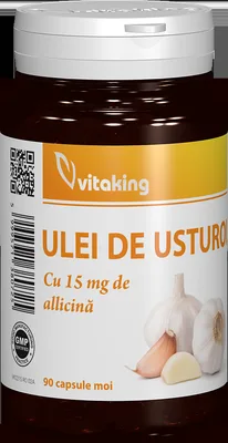 Ulei de usturoi 30mg, 90 capsule moi, Vitaking