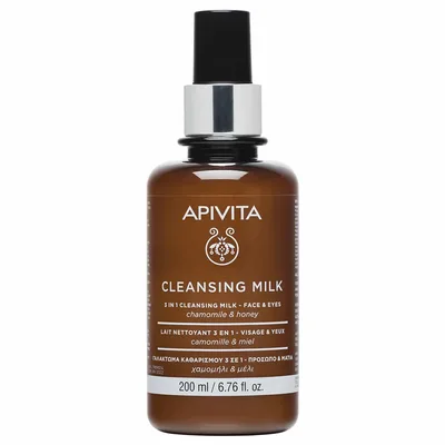 Apivita Lapte demachiant 3 in 1, 300ml