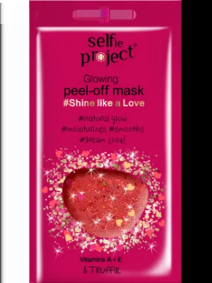 Masca exfolianta iluminanta de infrumusetare Galaxy Shine Like a Love, 12ml, Selfie Project