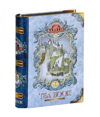 Ceai negru cu albastrele, iasomie si aroma de migdale prajite Tea Book Vol 1, 100g, Basilur