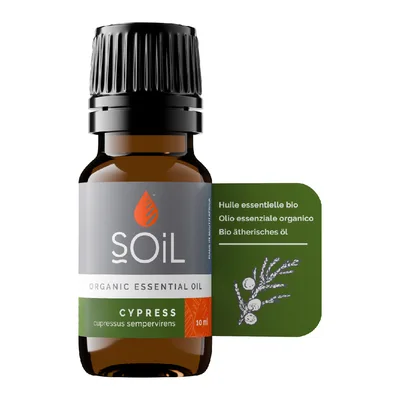 Ulei esential Cypress 100% Organic Ecocert, 10ml, Soil