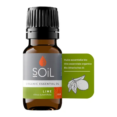 Ulei Esential Lime 100% Organic Ecocert, 10ml, Soil