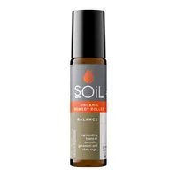 Roll-on cu uleiuri esentiale pure organice Ecocert Balance Amestec echilibrat, 10ml, Soil