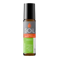 Roll-on cu uleiuri esetiale pure organice Ecocert energizant Energy, 10ml, Soil