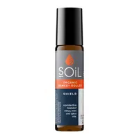Roll-on cu uleiuri esentiale pure organince Ecocert imunitate Shield, 10ml, Soil