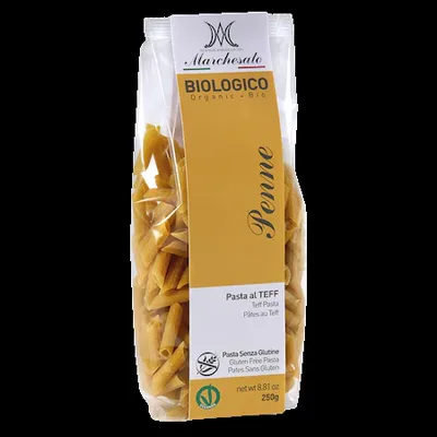 Penne din teff fara gluten Bio, 250g, Marchesato
