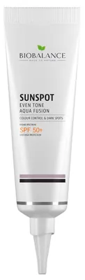 Crema solara SPF 50+ uniformizanta impotriva petelor pigmentare Aqua Fusion, 40ml, Bio Balance