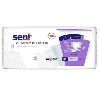 Scutece pentru adulti Classic Medium, 30 bucati, Seni