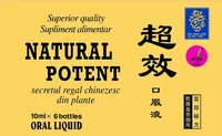 Natural Potent 6 fiole x 10ml, China