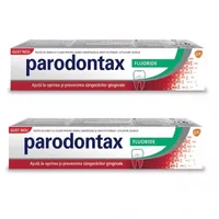 Pachet Pasta de dinti Fluoride 1 + 50% reducere la al doilea produs, 2 x 75 capsule, Parodontax