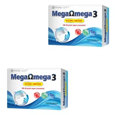 Mega Omega 3, 30 capsule moi, Cosmopharm