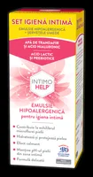 Pachet Emulsie hipoalergenica pentru igiena intima Intimohelp 400ml + Servetele umede 20 bucati Gratuit, Zdrovit