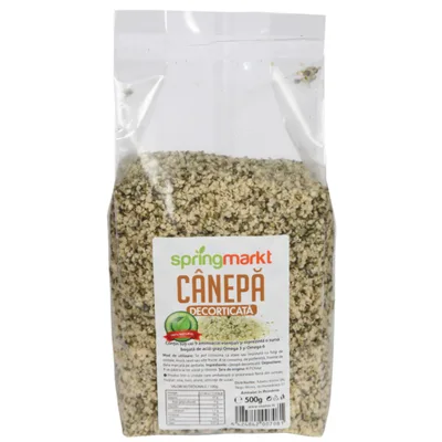 Seminte de canepa decorticate, 250g, Springmarkt
