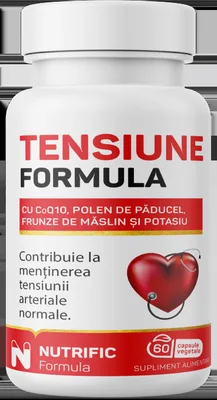 Tensiune Formula cu coenzima Q10, 60 capsule, Nutrific