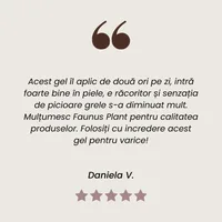 Gel pentru insuficienta venoasa Variplant, 250ml, Faunus Plant