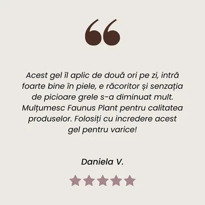 Gel pentru insuficienta venoasa Variplant, 250ml, Faunus Plant