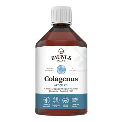 Colagen lichid pentru muschi si ligamente Colagenus Articulatii, 500ml, Faunus Plant
