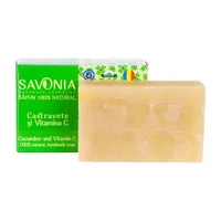 Sapun natural pentru fata Castravete si Vitamina C, 90g, Savonia