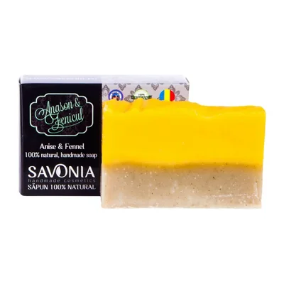 Sapun natural de anason si fenicul, 90g, Savonia