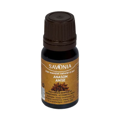 Ulei esential natural si pur de anason, 10ml, Savonia