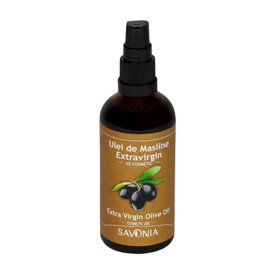 Ulei de masline extravirgin pentru uz cosmetic, 100ml, Savonia