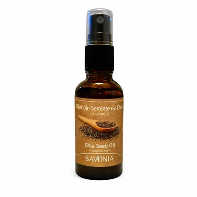 Ulei din Seminte de Chia pentru uz cosmetic, 30ml, Savonia