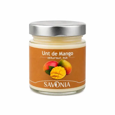 Unt de Mango presat la rece, 200ml, Savonia