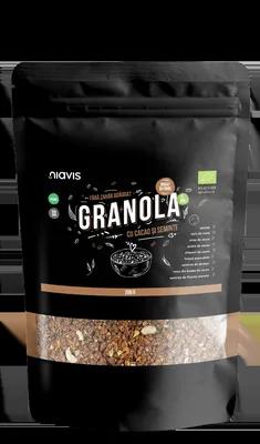 Granola cu cacao si seminte Eco, 200g, Niavis