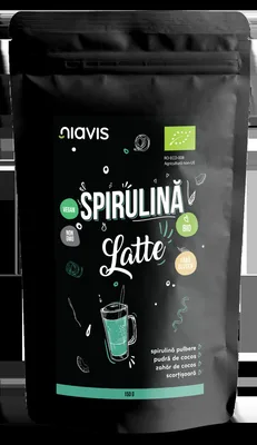 Pulbere ecologica Spirulina Latte, 150g, Niavis