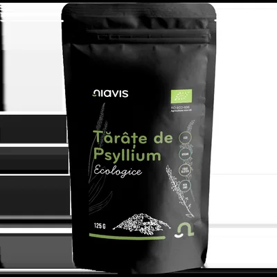 Tarate de Psyllium ecologice, 125g, Niavis