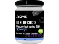 Ulei de cocos dezodorizat pentru gatit RBD ecologic, 500ml, Niavis