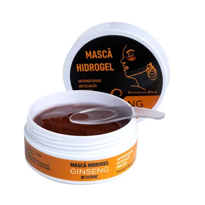 Masca pentru ochi hydrogel cu ginseng, 60 bucati, Beyoutiful