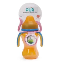Cana cu prindere multipla +6 luni Portocaliu, 150ml, PUR
