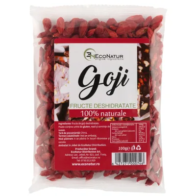 Fructe uscate goji, 250g, EcoNatur