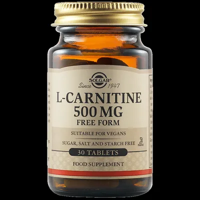 L-Carnitina, 30 tablete, Solgar