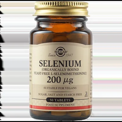 Seleniu 200mcg, 50 tablete, Solgar
