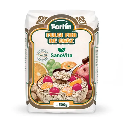 Fulgi de ovaz Fortin, 500g, SanoVita