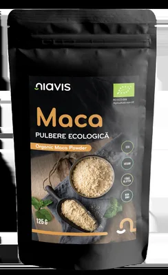 Maca Pulbere ecologica, 125g, Niavis