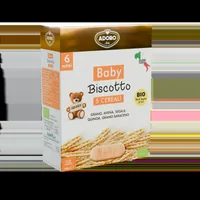 Biscuiti pentru bebelusi Bio 5 Cereale, 100g, Adoro Bimbi