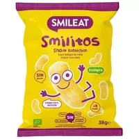Pufuleti Smilitos Bio cu ulei de masline +8 luni, 38 g – Smileat
