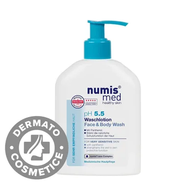 Lotiune de spalare cu pH 5.5 Sensitiv, 200ml, Numismed