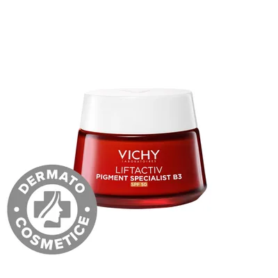 Crema de zi pentru corectarea tenului cu pete pigmentare B3 Liftactiv Specialist SPF50, 50ml, Vichy