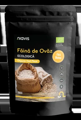 Faina de ovaz fara gluten Eco, 250g, Niavis