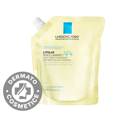 Rezerva ulei de spalare hidratant Lipikar AP+, 400ml, La Roche-Posay